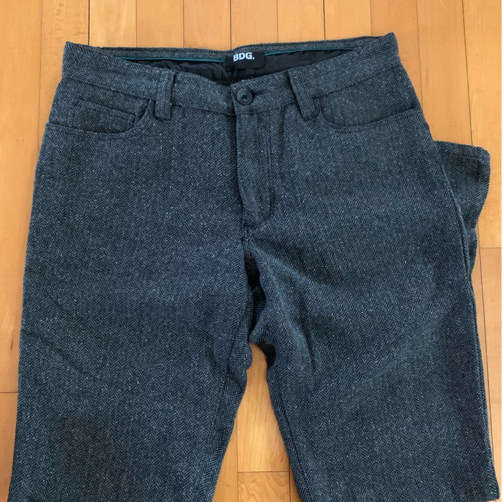 Bdg grey houndstooth dress skinny pants